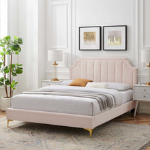 Sienna Performance Velvet Full Platform Bed
