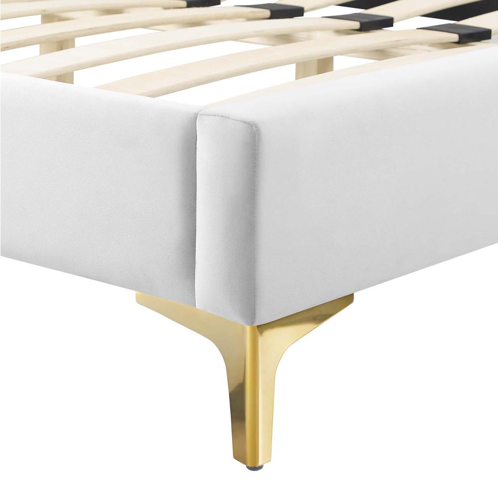 Sienna Performance Velvet Full Platform Bed
