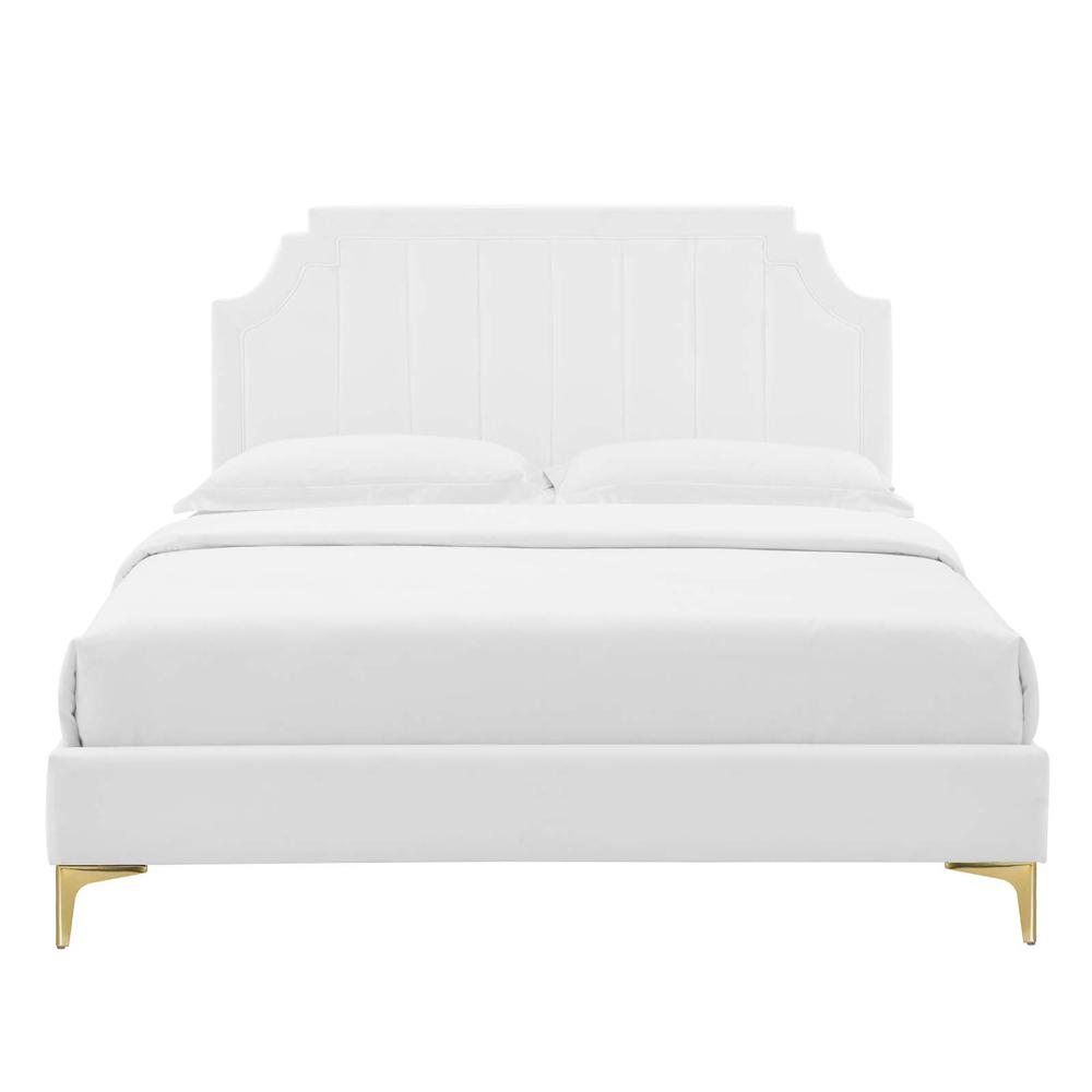 Sienna Performance Velvet Full Platform Bed
