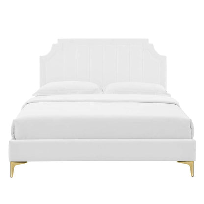 Sienna Performance Velvet Full Platform Bed