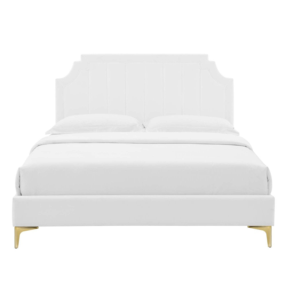 Sienna Performance Velvet King Platform Bed