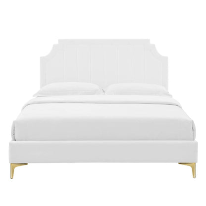 Sienna Performance Velvet King Platform Bed