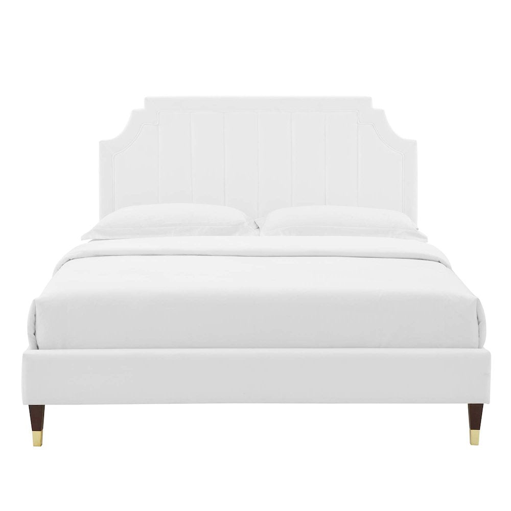 Sienna Performance Velvet King Platform Bed