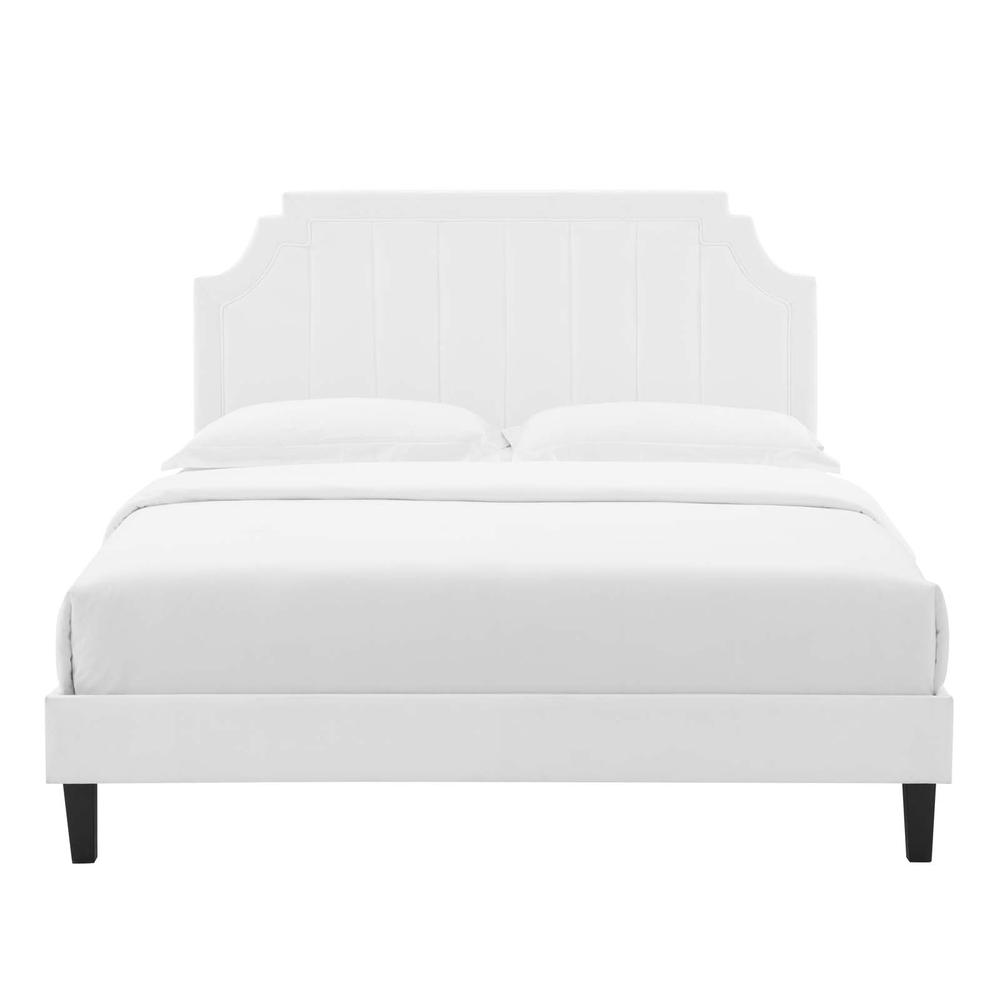 Sienna Performance Velvet King Platform Bed