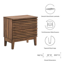 Render Two-Drawer Nightstand