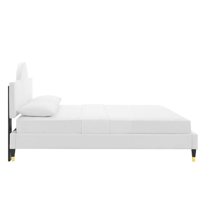 Aurora Performance Velvet King Bed