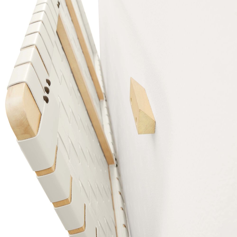 Sparta Weave Wall-Mount Vegan Leather Twin Headboard
