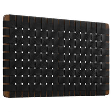 Sparta Weave Wall-Mount Vegan Leather Twin Headboard
