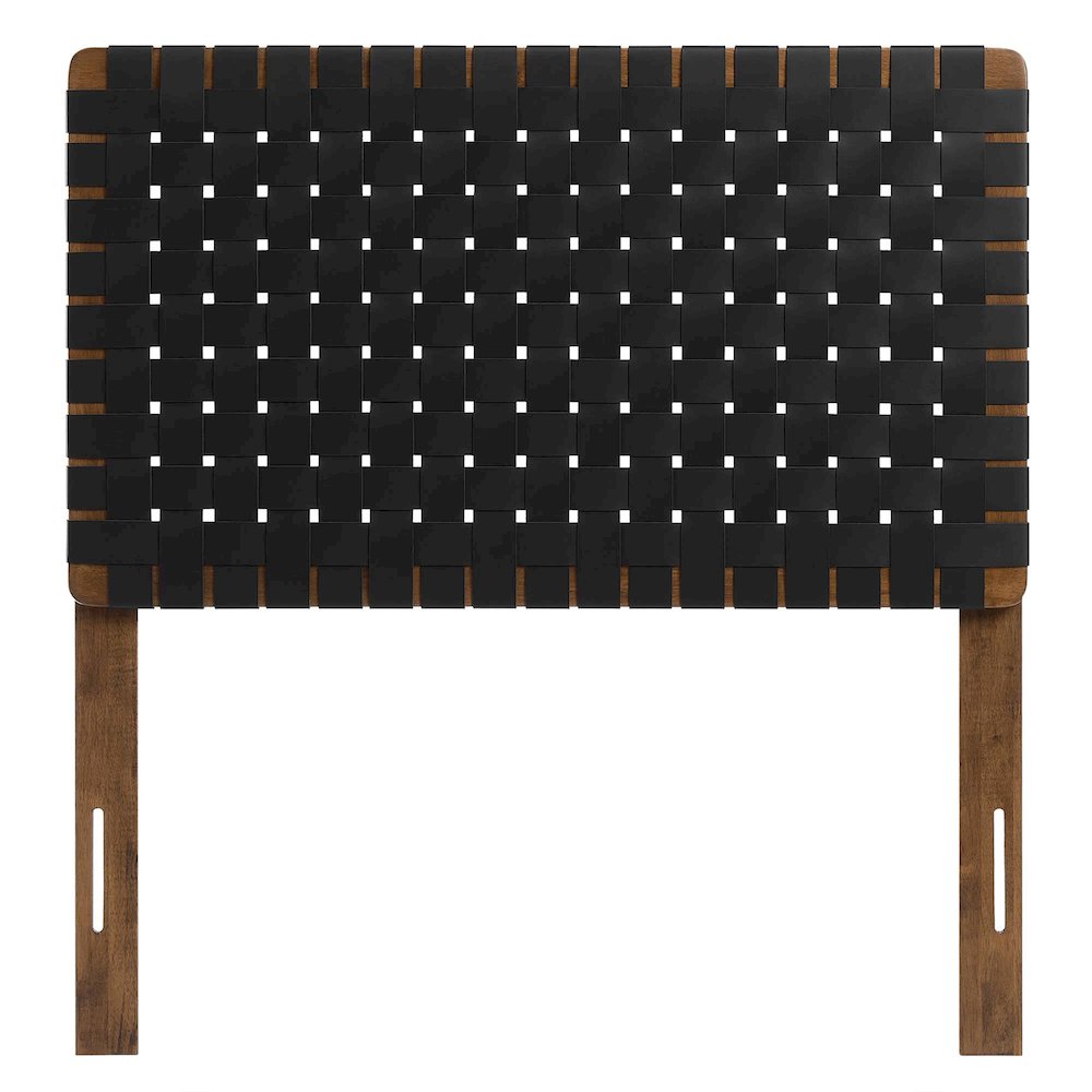 Sparta Weave Vegan Leather Twin Headboard