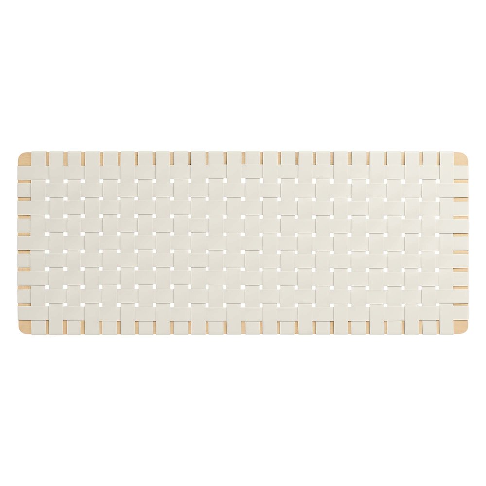Sparta Weave Vegan Leather Full Headboard