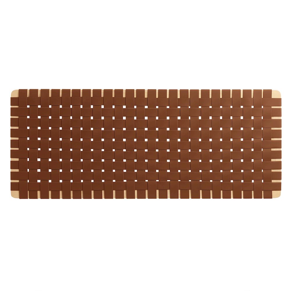 Sparta Weave Vegan Leather Full Headboard