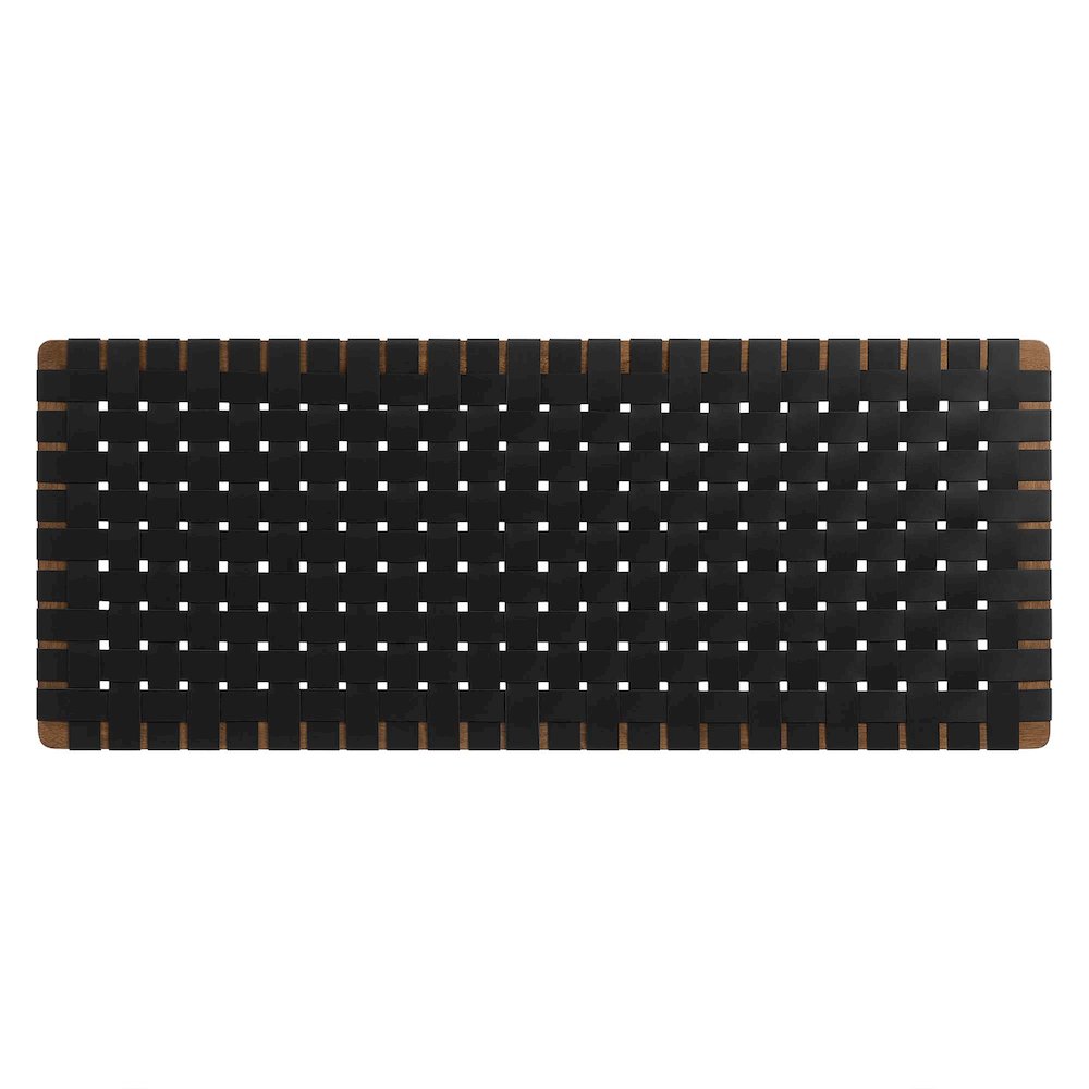 Sparta Weave Vegan Leather Full Headboard