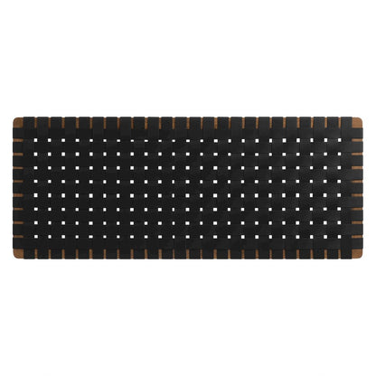 Sparta Weave Vegan Leather Full Headboard