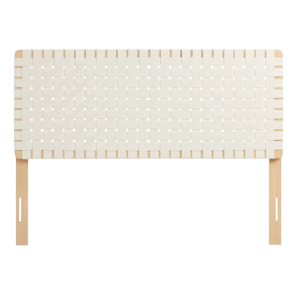 Sparta Weave Vegan Leather Full Headboard