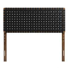 Sparta Weave Vegan Leather Full Headboard