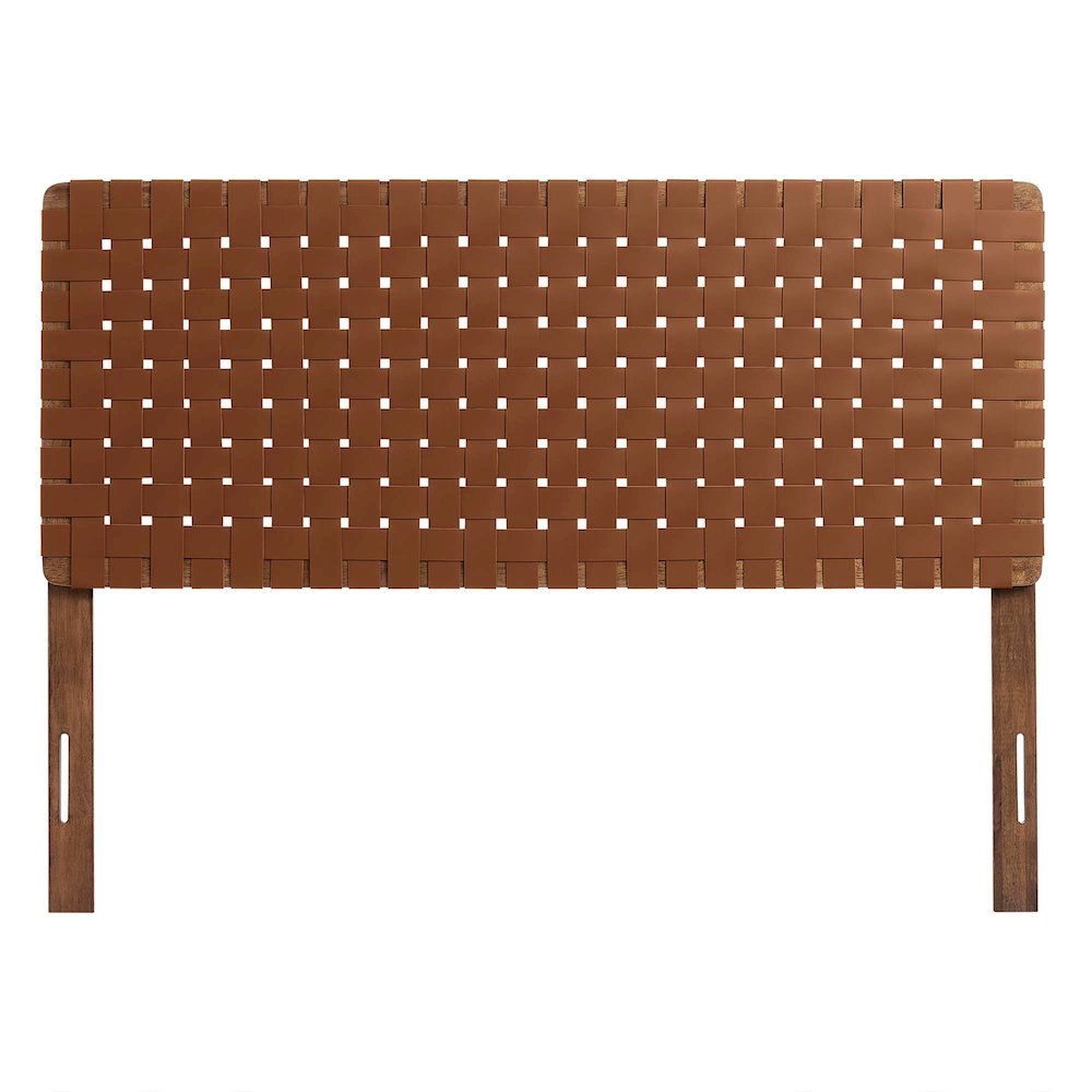 Sparta Weave Vegan Leather Full Headboard