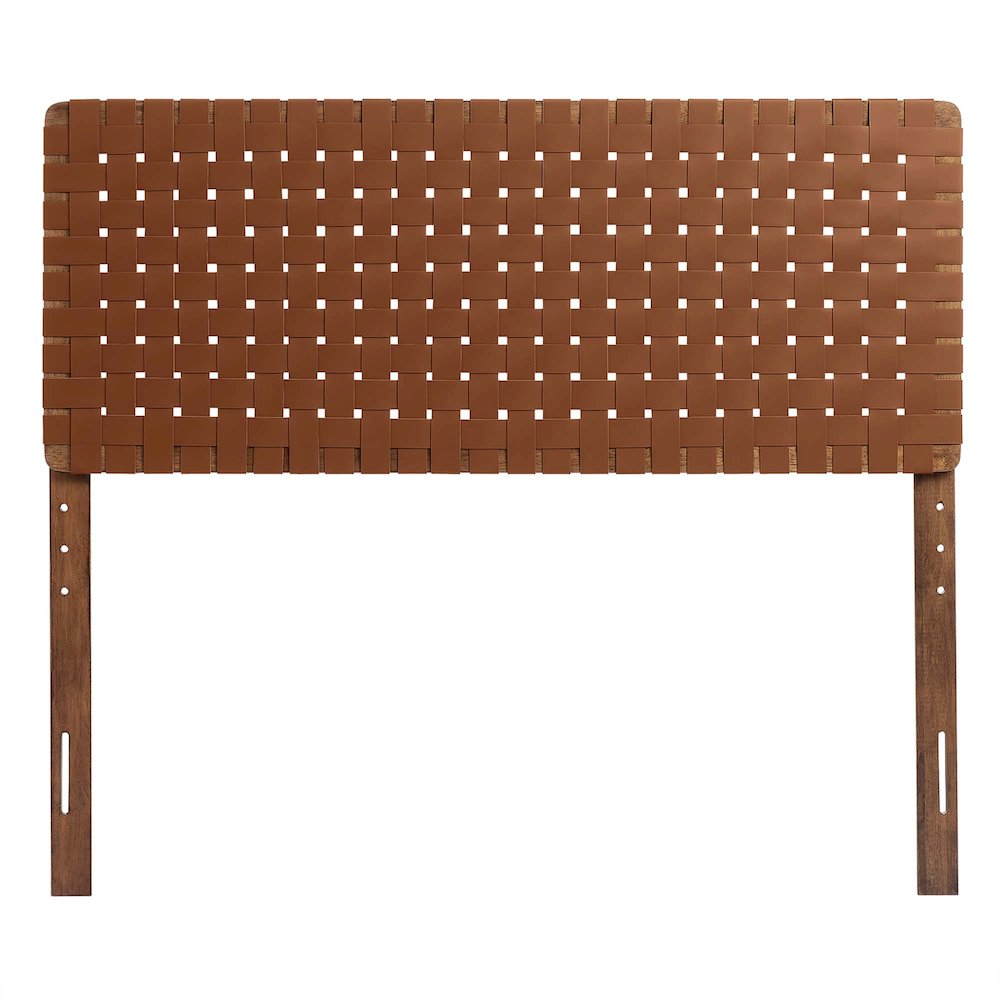 Sparta Weave Vegan Leather Full Headboard