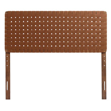 Sparta Weave Vegan Leather Full Headboard