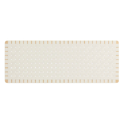 Sparta Weave Wall-Mount Vegan Leather Queen Headboard