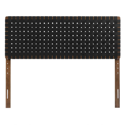 Sparta Weave Vegan Leather Queen Headboard