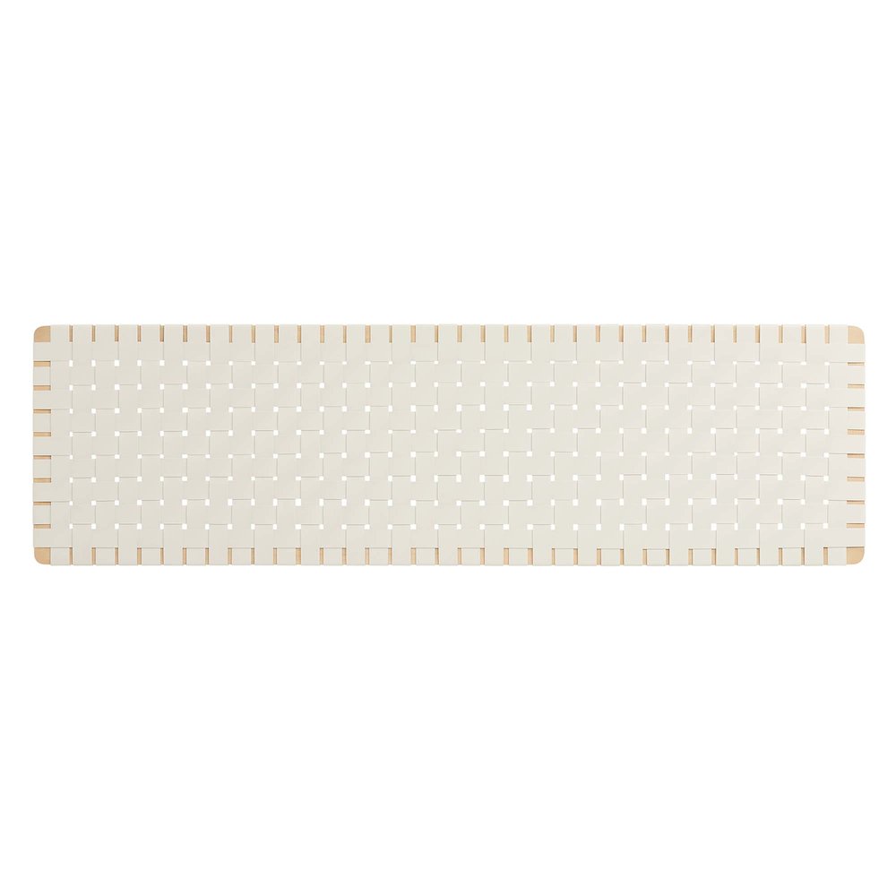 Sparta Weave Wall-Mount Vegan Leather King Headboard