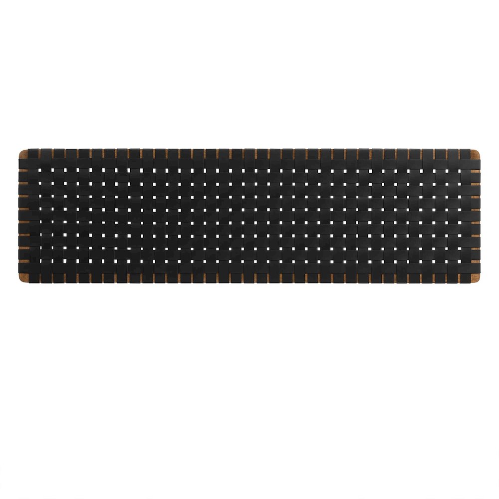 Sparta Weave Wall-Mount Vegan Leather King Headboard