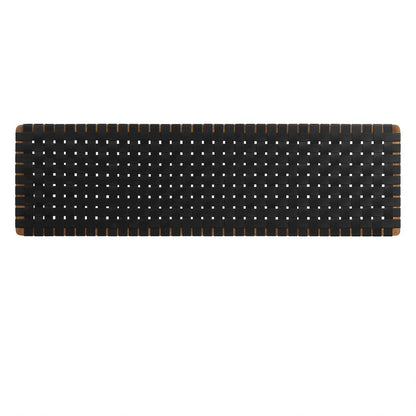 Sparta Weave Wall-Mount Vegan Leather King Headboard