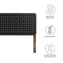 Sparta Weave Vegan Leather King Headboard