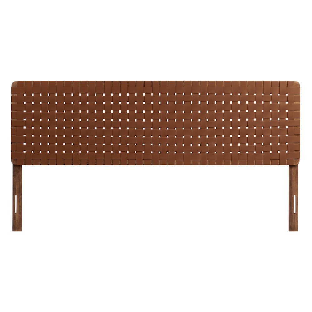 Sparta Weave Vegan Leather King Headboard
