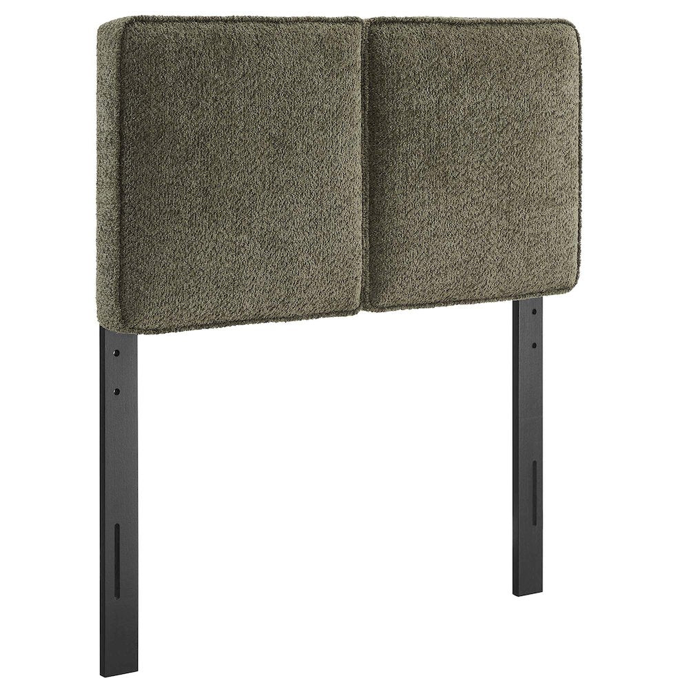Lindee Boucle Fabric Twin Headboard