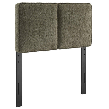 Lindee Boucle Fabric Twin Headboard