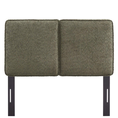 Lindee Boucle Fabric Twin Headboard