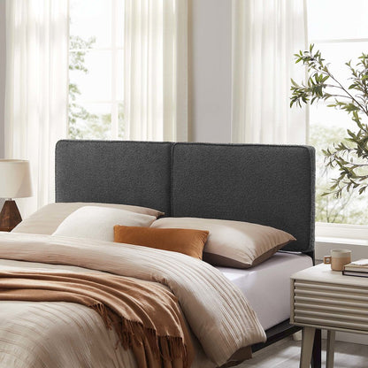 Lindee Boucle Fabric Full Headboard