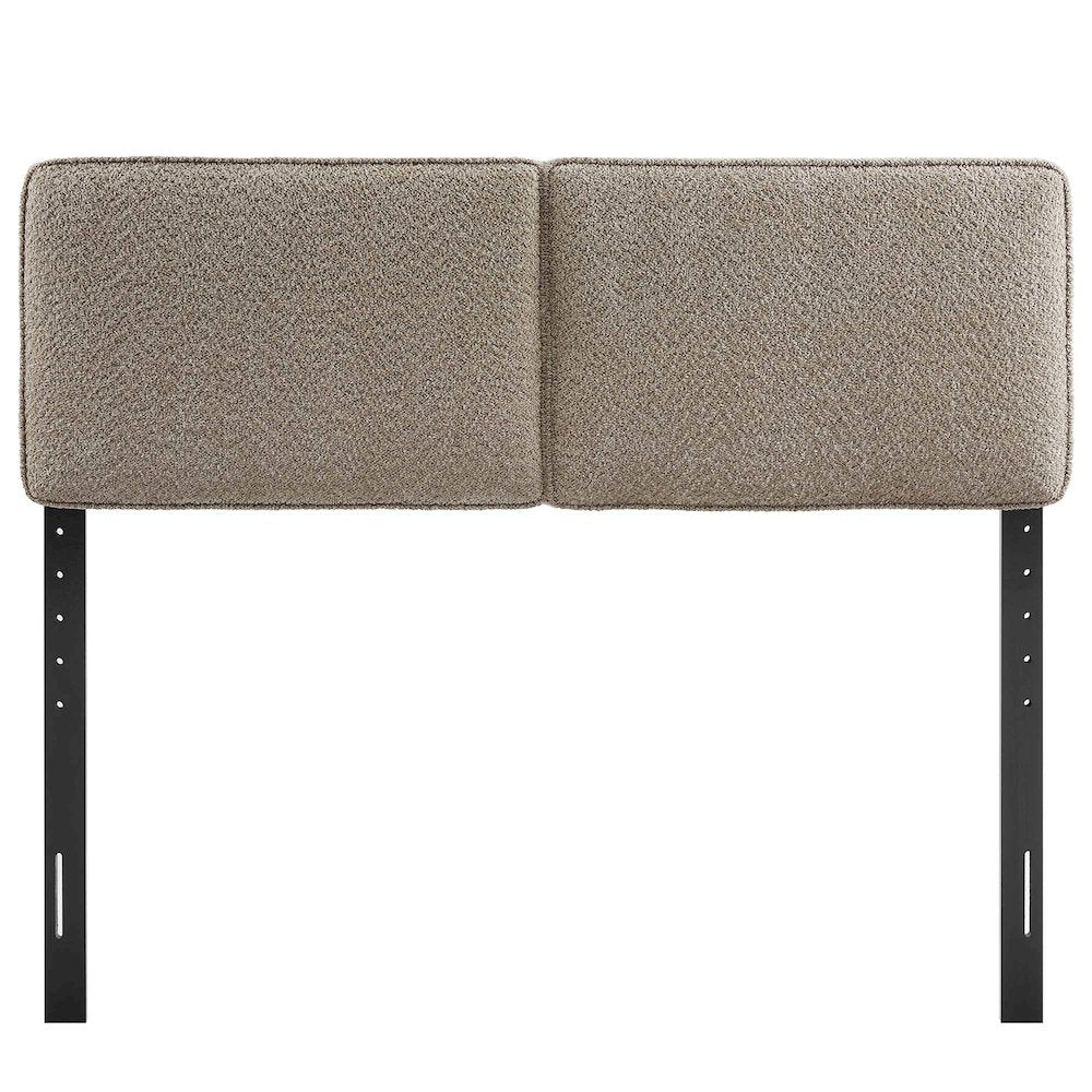 Lindee Boucle Fabric Queen Headboard