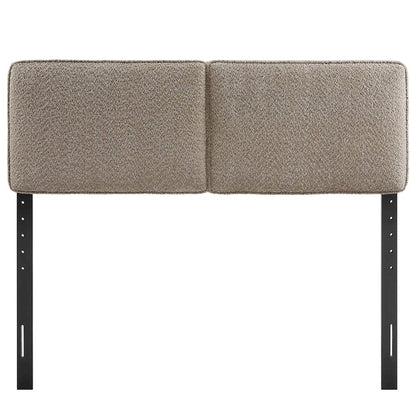 Lindee Boucle Fabric Queen Headboard