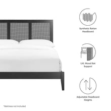 Sirocco Rattan and Wood Full Platform Bed
