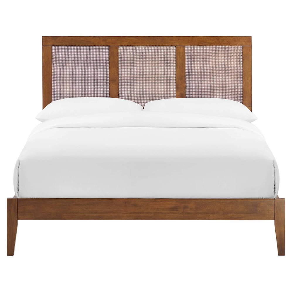 Sirocco Rattan and Wood Full Platform Bed