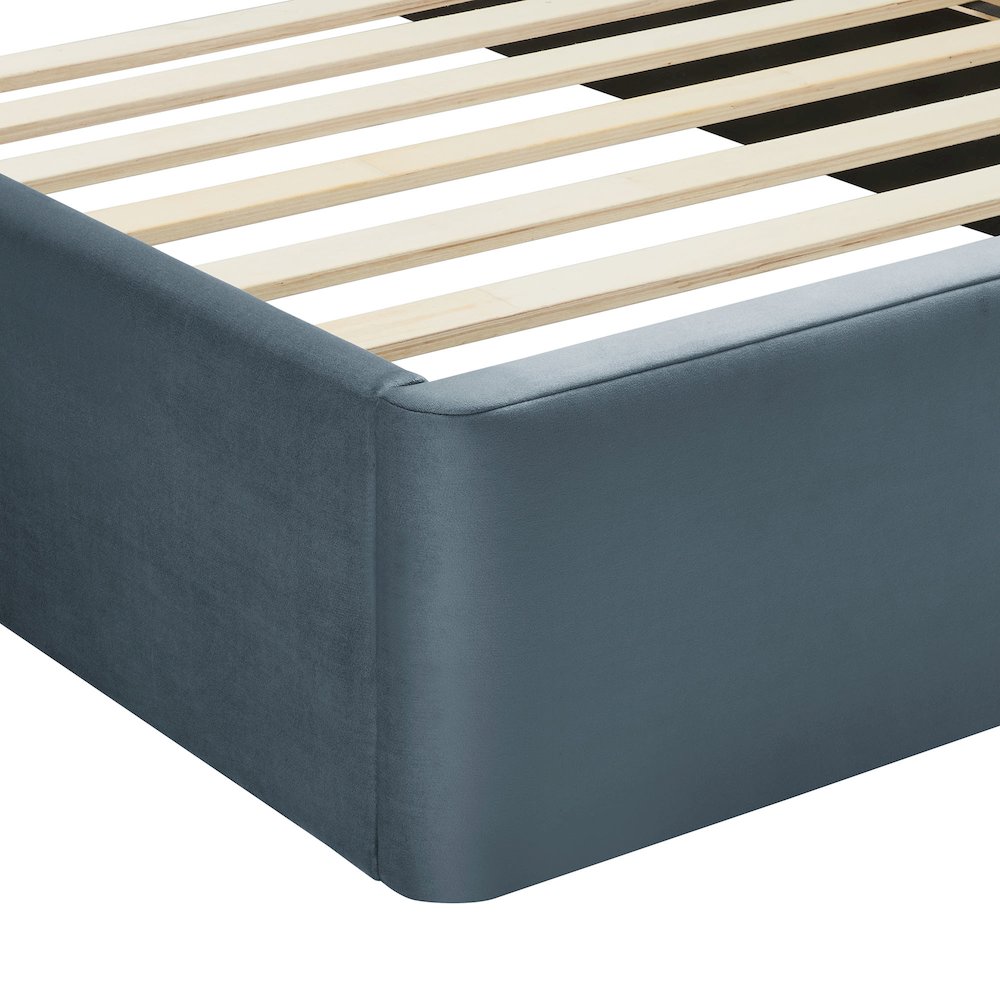 Solana Arched Performance Velvet King Platform Bed