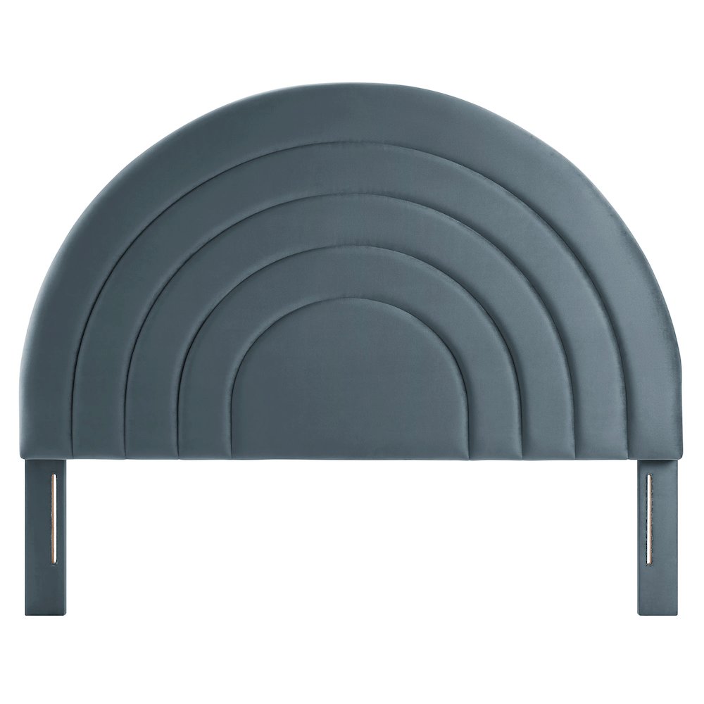 Solana Arched Performance Velvet Full Headboard