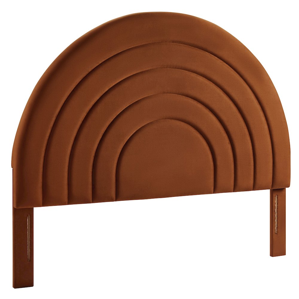 Solana Arched Performance Velvet Full Headboard