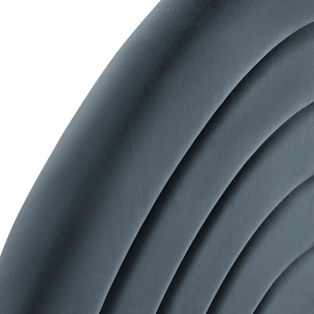 Solana Arched Performance Velvet Queen Headboard