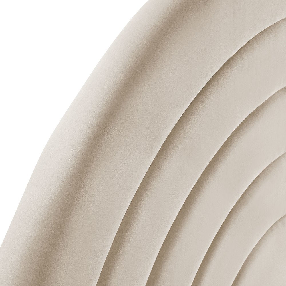 Solana Arched Performance Velvet King Headboard