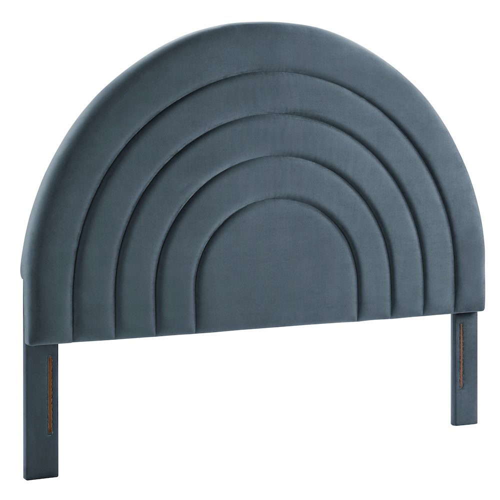 Solana Arched Performance Velvet King Headboard