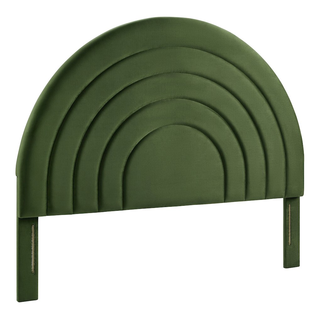 Solana Arched Performance Velvet King Headboard
