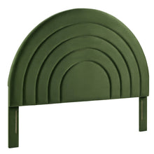 Solana Arched Performance Velvet King Headboard