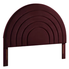 Solana Arched Performance Velvet King Headboard