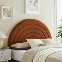 Solana Arched Performance Velvet King Headboard