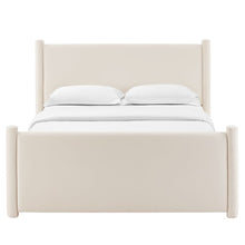 Rael Performance Velvet Full Platform Bed
