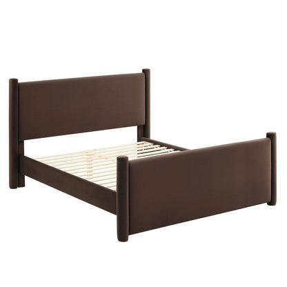 Rael Performance Velvet King Platform Bed