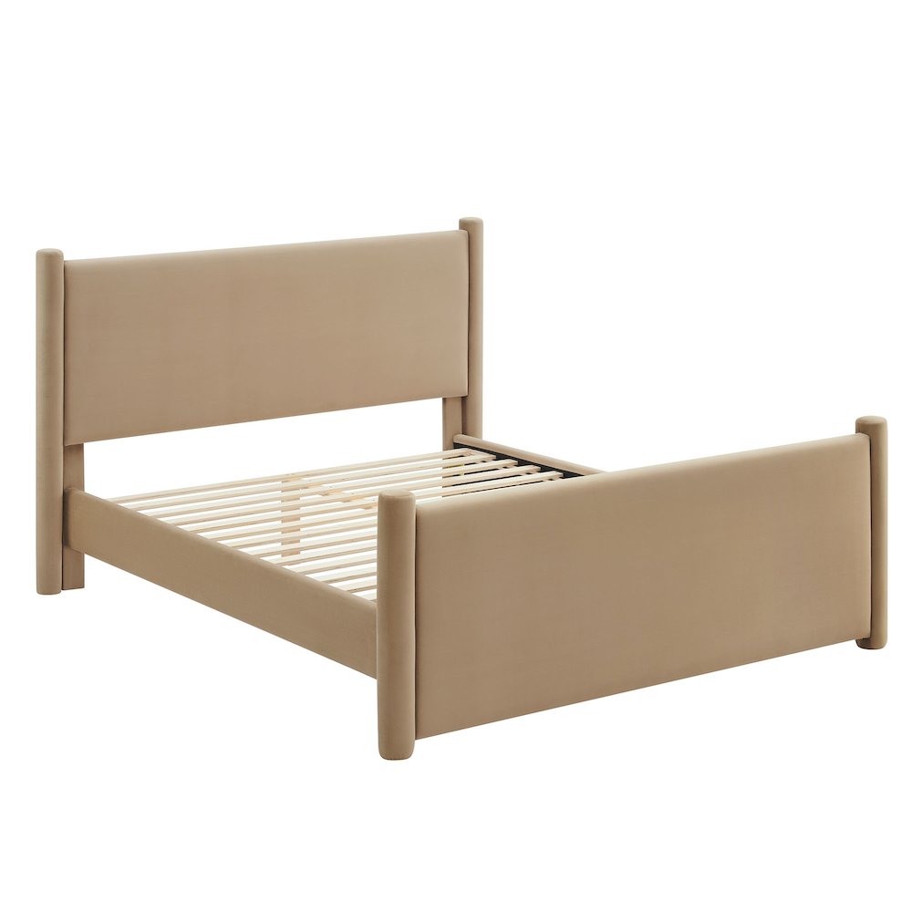 Rael Performance Velvet King Platform Bed